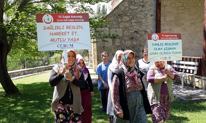 KADINLAR SAĞLIKLI YAŞAM İÇİN YÜRÜDÜ