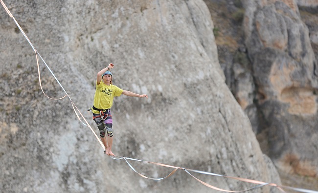 SLACKLİNE EKİBİNE ÇORUM DAVETİ