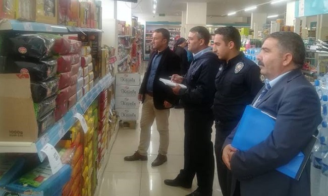 ORTAKÖY ESNAFINA ETİKET DENETİMİ