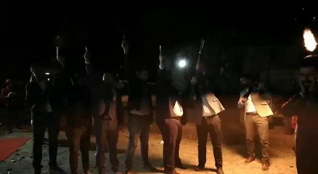 DÜĞÜNDE ATILAN KURŞUNLAR KORKUTTU