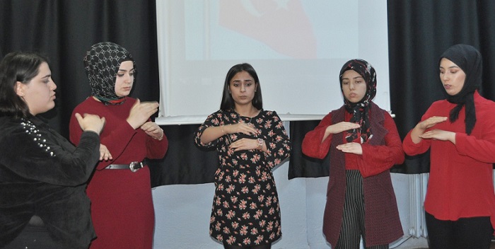 ENGELLİ FARKINDALIK PROGRAMI DÜZENLEDİLER