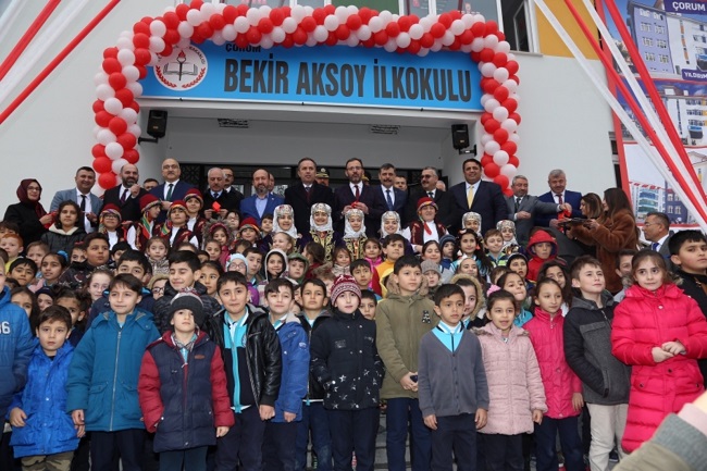 ÇORUM’DA 3 OKULUN AÇILIŞI YAPILDI