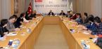 BÖLÜM BAŞKANLARI İLE BİRARAYA GELDİ