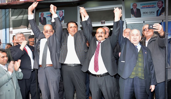 KARGI’DA AK PARTİ SEÇİM BÜROSU AÇILDI