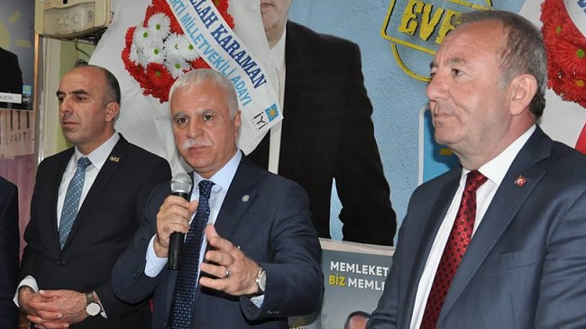 KORAY AYDIN’DAN ŞAHİNER’E DESTEK