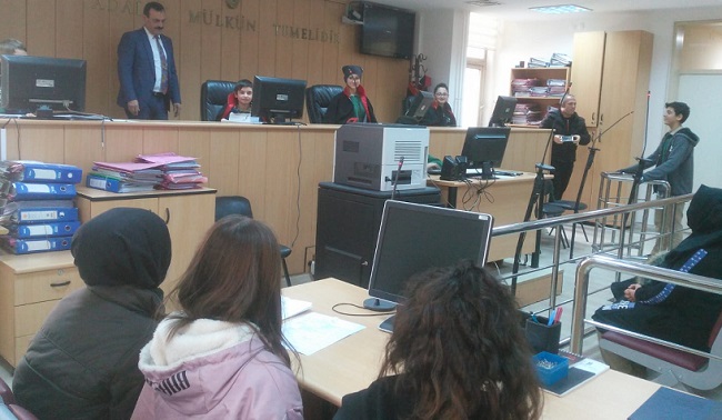 HUKUK VE ADALET DERSİ ADLİYE’DE