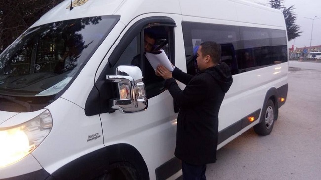 ÖĞRENCİ SERVİS ARAÇLARI DENETLENDİ