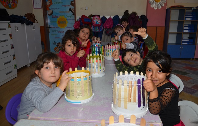 MİNİKLER BECERİLERİNİ ORTAYA KOYDU