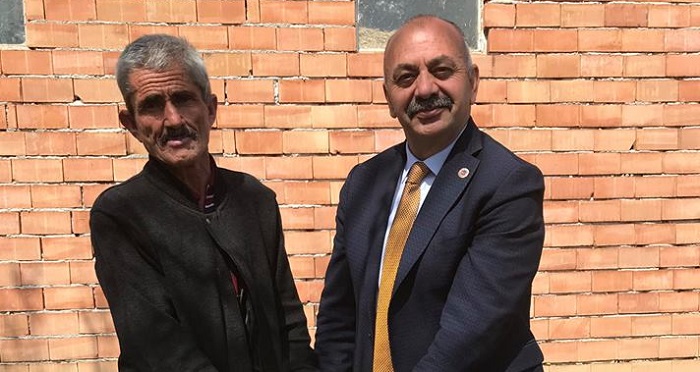 TANER BAŞKAN İÇİN KURBAN KESTİ