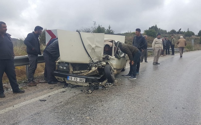 ÇORUM’DA ZİNCİRLEME KAZA OLDU