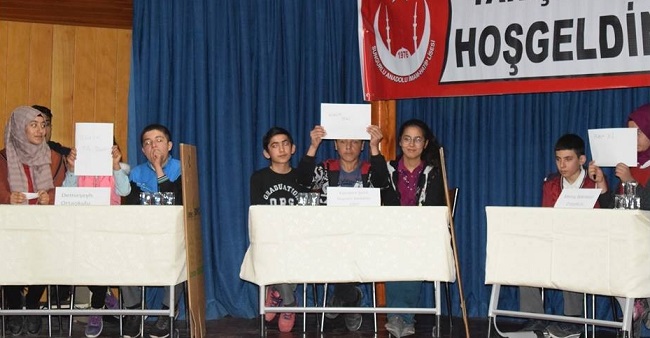 ÖĞRENCİLER BİLGİ YARIŞMASINDA TER DÖKTÜ