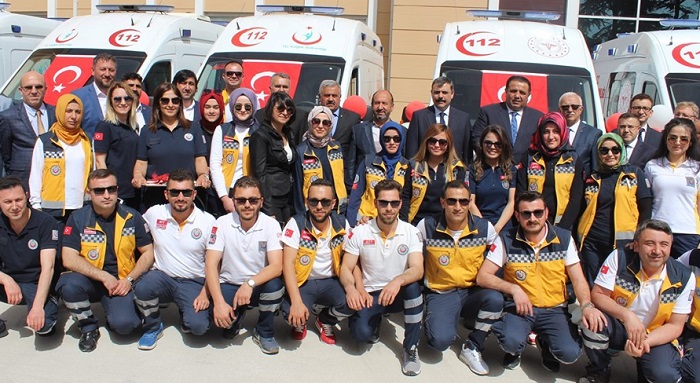 ÇORUM’A YENİ AMBULANSLAR GELDİ
