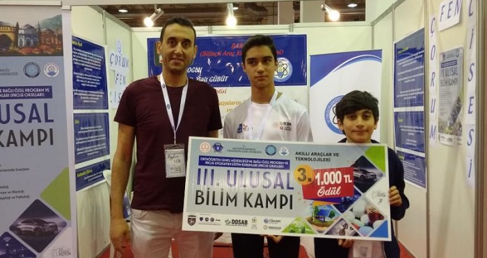 PROJE YARIŞMASINDA TÜRKİYE 3. OLDULAR