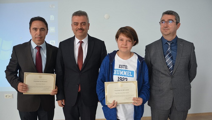 YARIŞMADA KAZANANLAR ÖDÜLLERİNİ ALDI