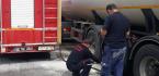 LPG TANKERİ BİR ANDA ALEV ALDI
