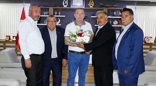 BAŞKAN ŞAHİNER’E KUTLAMA ZİYARETİ