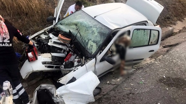 ÇORUM’DAKİ KAZADA 2 KİŞİ ÖLDÜ