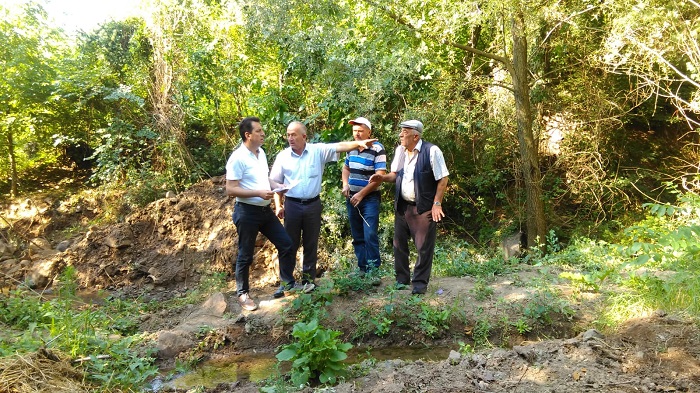 YENİ SU HATTI ÇALIŞMASI DEVAM EDİYOR