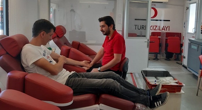 ORTAKÖY’DE KAN BAĞIŞINA DESTEK