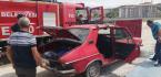 PARK HALİNDEKİ OTOMOBİL YANDI