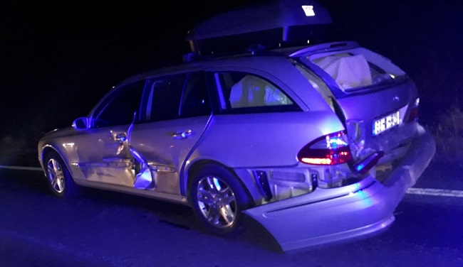 TEK ŞERİTLİ YOLDA ZİNCİRLEME KAZA