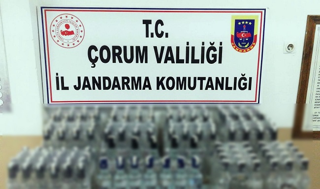 156 ŞİŞE KAÇAK İÇKİ YAKALANDI