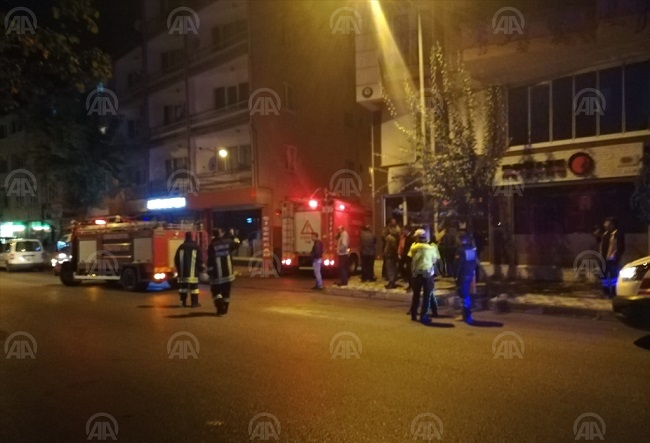 İŞYERİNDE ÇIKAN YANGIN KORKUTTU