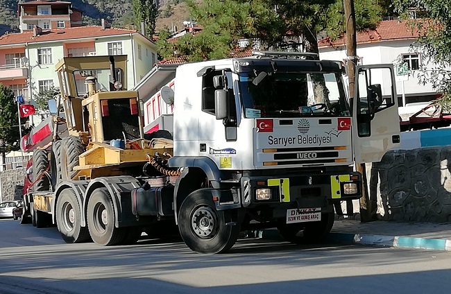 İŞ MAKİNESİ İLE İSİMDE GİTTİ