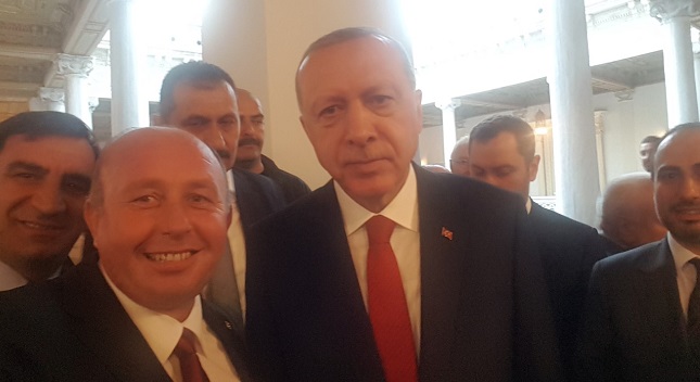 CUMHURBAŞKANI ERDOĞAN İLE GÖRÜŞTÜLER