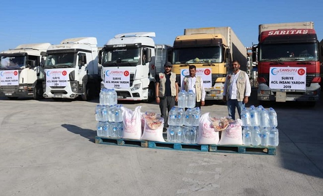 CANSUYU’NDAN 8 TIRLIK YARDIM MALZEMESİ