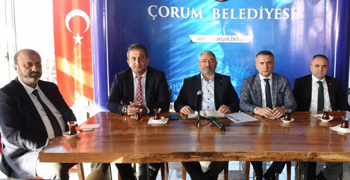 TÜM BİRİM MÜDÜRLERİ İLE TOPLANTI YAPTI