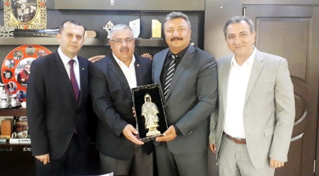 KOLCU’DAN ÇESOB’A VEDA ZİYARETİ