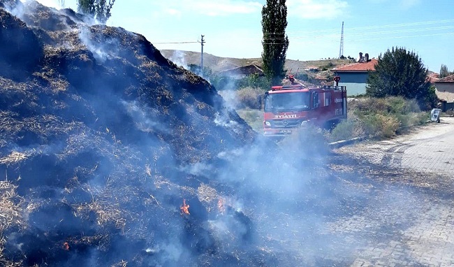 SAMAN BALYALARI YANGINDA KÜL OLDU