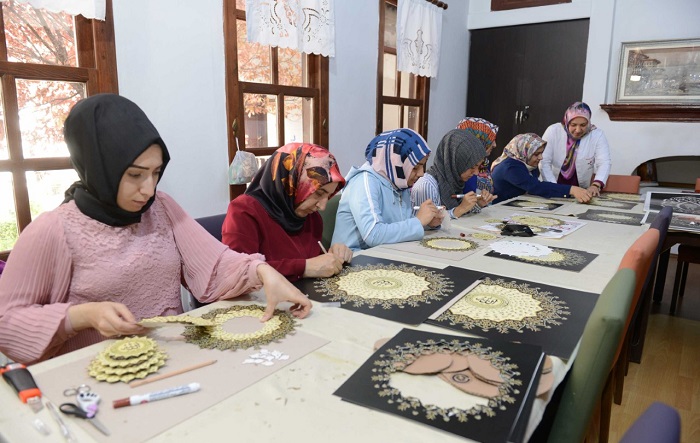 KADIN KÜLTÜR MERKEZİNE YOĞUN İLGİ