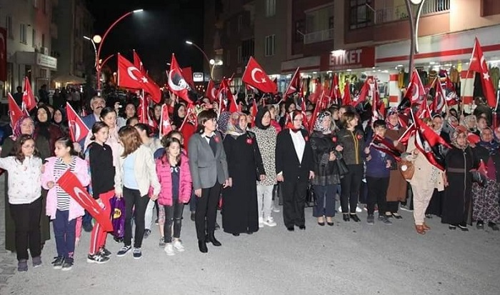 SUNGURLU’DA BÜYÜK CUMHURİYET YÜRÜYÜŞÜ
