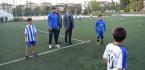 SPOR TESİSLERİNDE İNCELEME YAPTI