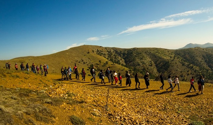 KARACA YAYLASINDA CUMHURİYET YÜRÜYÜŞÜ