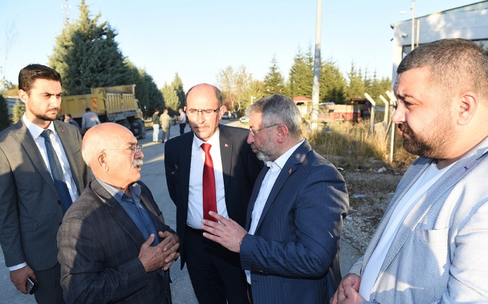 BAŞKAN ÇALIŞMALARI YERİNDE İNCELEDİ