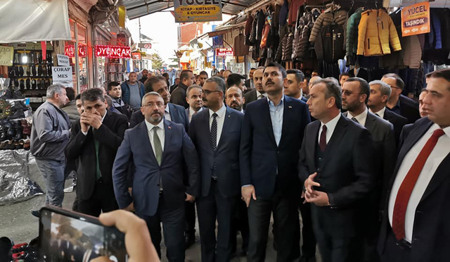 BAKAN ÇORUM’A DOLU GELDİ