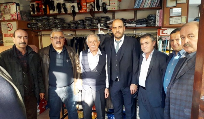 BAŞKAN RECEP GÜR ESNAFI ZİYARET ETTİ