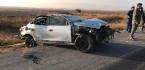 OTOMOBİL TAKLA ATTI: 1 ÖLÜ 3 YARALI