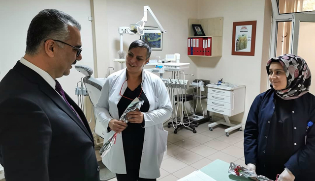 AHLATCI DİŞ HEKİMLERİNİ UNUTMADI