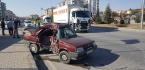 TIR OTOMOBİL İLE ÇARPIŞTI: 1 ÖLÜ