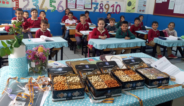 ÇOCUKLAR LEBLEBİYİ TATTI