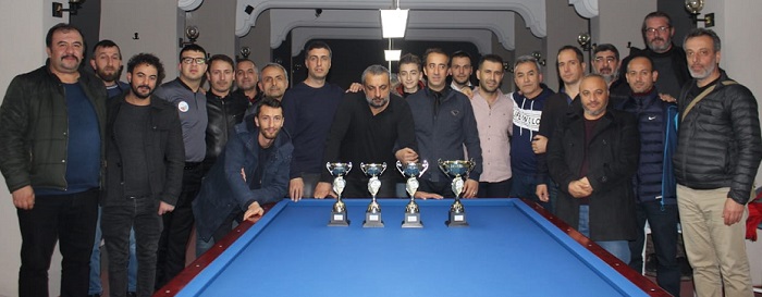 BİLARDO KUPASINDA ÖDÜLLER VERİLDİ