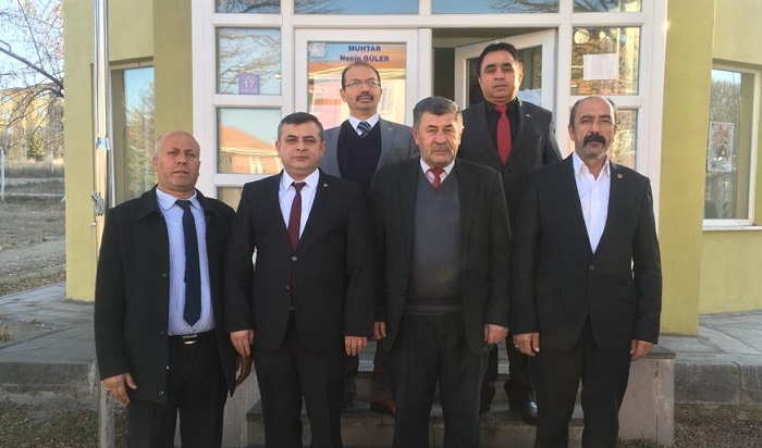 MAHALLE MUHTARLARINI ZİYARET ETTİ