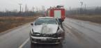 OTOMOBİLE ARKADAN ÇARPTI