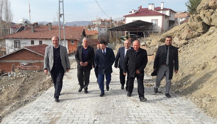 KAYMAKAM KÖYDES ÇALIŞMALARINI İNCELEDİ