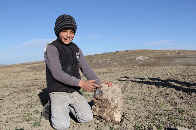 ÇORUM’A DÜŞEN GÖKTAŞI ŞAŞIRTTI