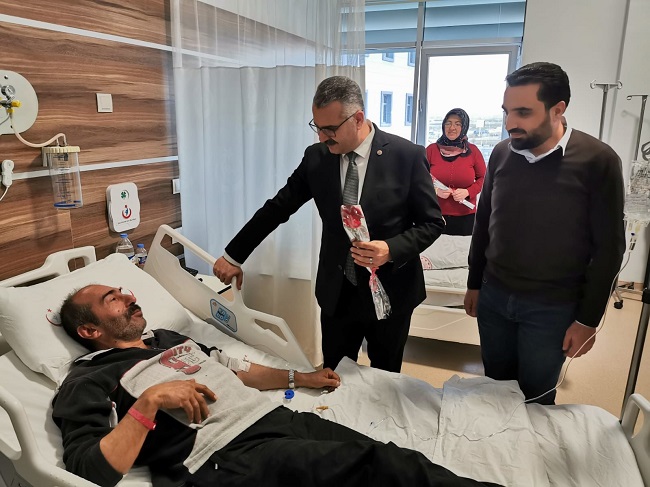 HASTALARA MORAL VERDİLER